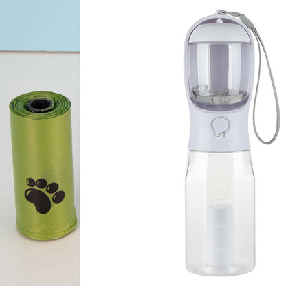 Hund & Katzen Wasser Flasche mit Futter zufuhr