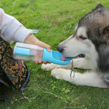 Hund & Katzen Wasser Flasche mit Futter zufuhr
