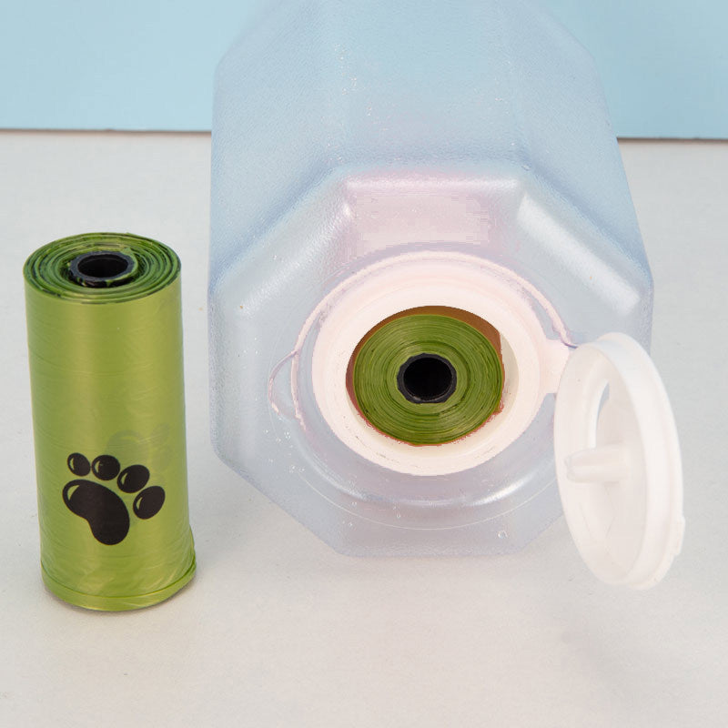 Hund & Katzen Wasser Flasche mit Futter zufuhr